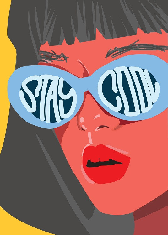 stay cool illustration