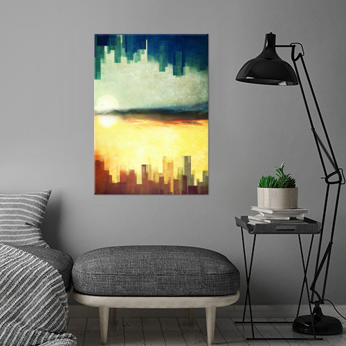 Pharallel cities by Deja Reve | Displate