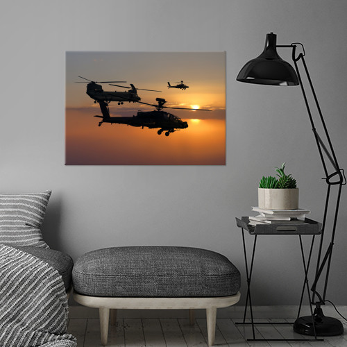 Apache Escort By Airpower Art 