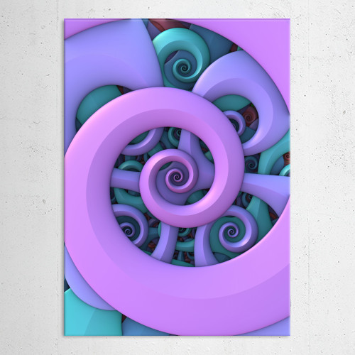 Spiraling Out Of Control By Lyle Hatch Displate