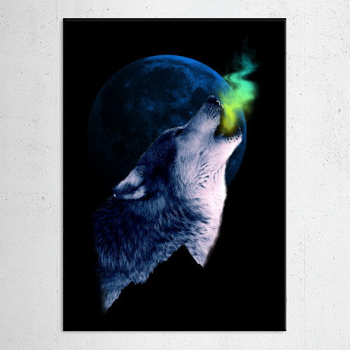 Wolf's Wail by Lou Patrick Mackay | Displate