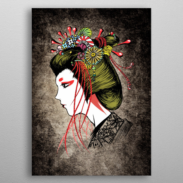 Face of Beloved Contemporary Art Poster Print | metal posters - Displate