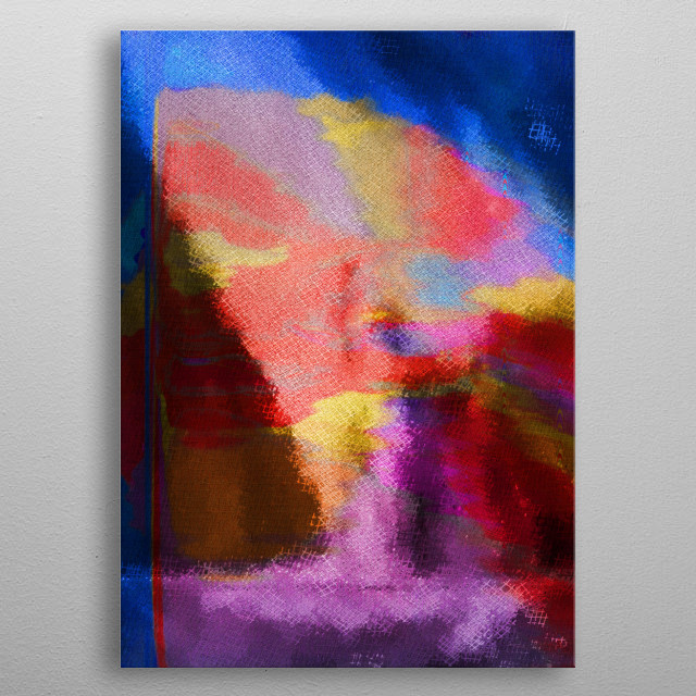 colored rock Abstract Poster Print | metal posters - Displate