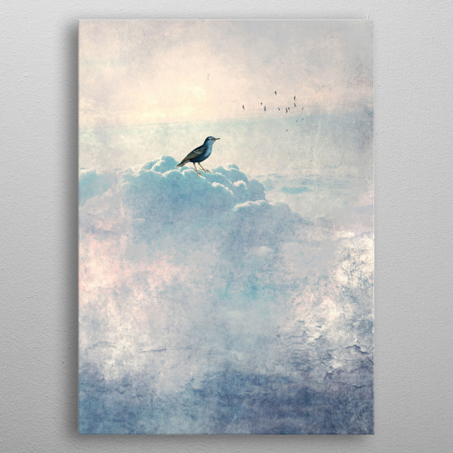 HEAVENLY BIRD I by Pia Schneider | metal posters - Displate