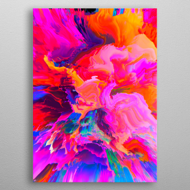 Abstract Digital Art Follow F By Dorian Legret Metal Posters Displate 