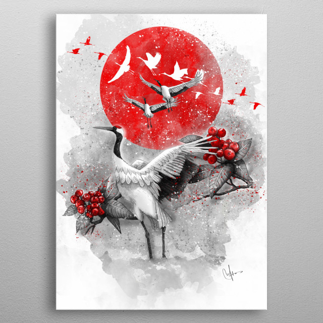 Tsuru By Marine Loup Metal Posters Displate