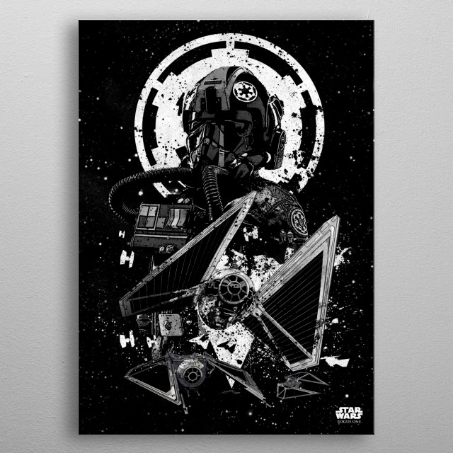 TIE Striker by Star Wars | metal posters - Displate