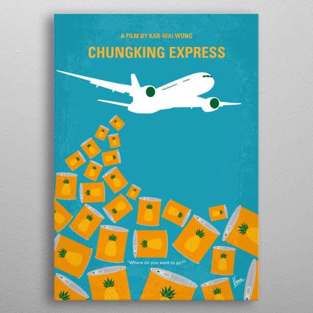 No835 My Chungking Express Min Movies Poster Print Metal