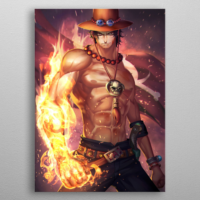 'Portgas D Ace By Zhang Ding ' Poster By Deviant Designs | Displate