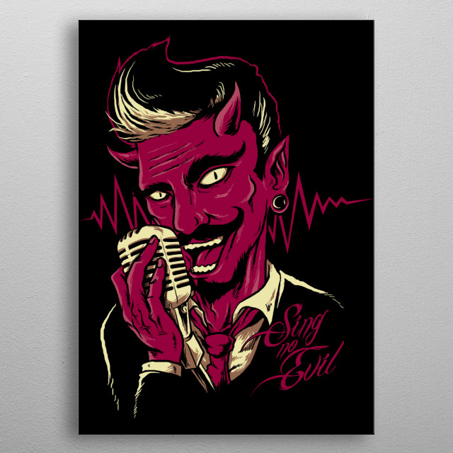 Sing No Evil By Spoilerinc Artworks Metal Posters Displate - 