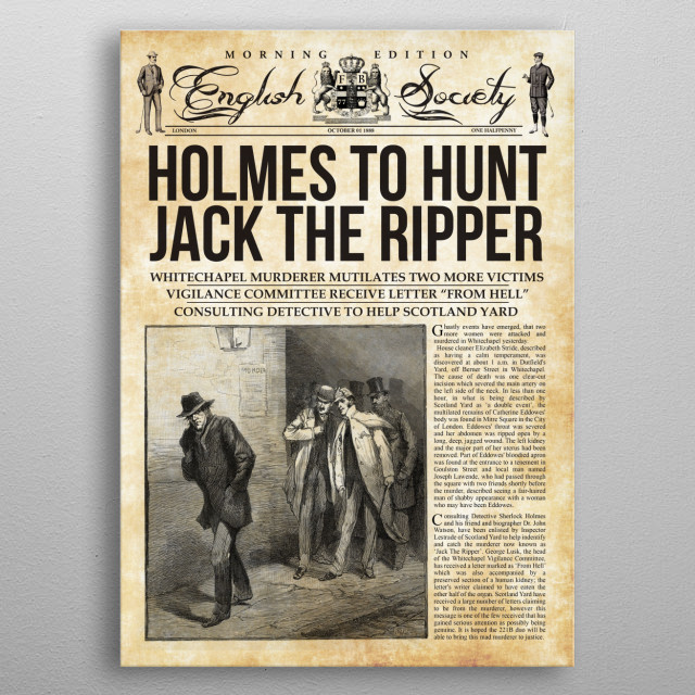 Jack The Ripper Wanted Poster