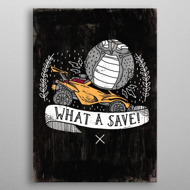 Rocket League Fan Art by Ronan Lynam | metal posters ...