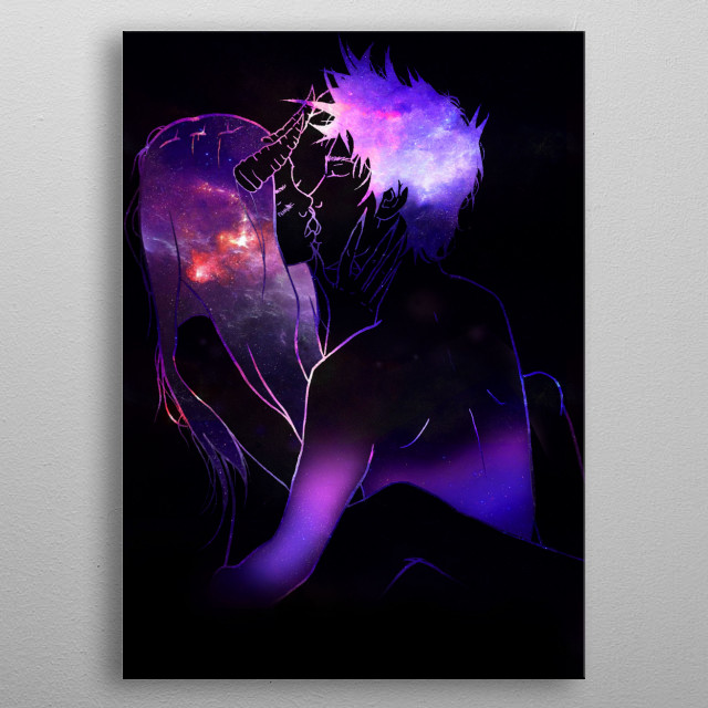 Galactic Love Anime Manga Poster Print Metal Posters