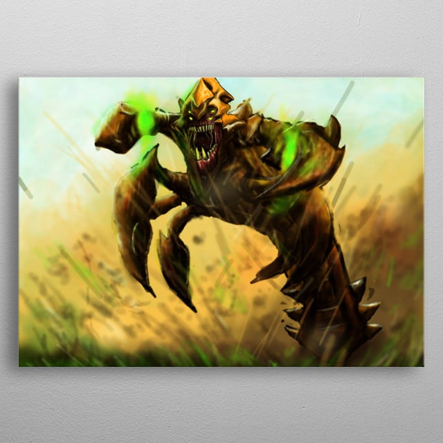 Sand King Cometh Fantasy Poster Print Metal Posters Displate