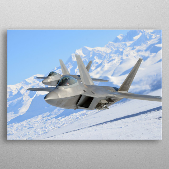 F22 Raptor Planes Poster Print Metal Posters Displate