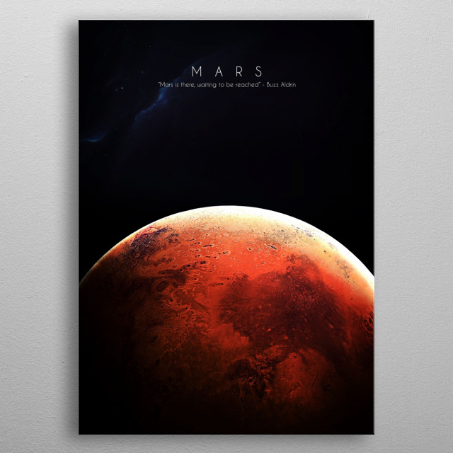 Mars Space Poster Print Metal Posters Displate