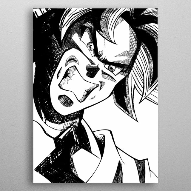 Goku Ultra Instinct By Luis Cedeño Metal Posters Displate