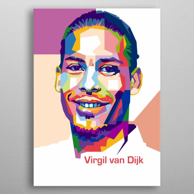 Virgil Van Dijk - Free Colouring Pages