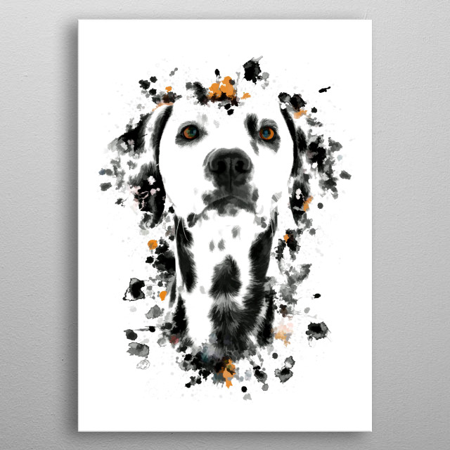 Dalmatian Dog Animals Poster Print Metal Posters Displate