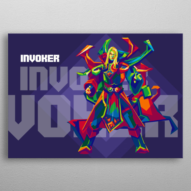 Invoker Dota 2 Contemporary Art Poster Print Metal Posters