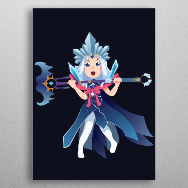 Dota 2 Crystal Maiden Fantasy Poster Print Metal Posters