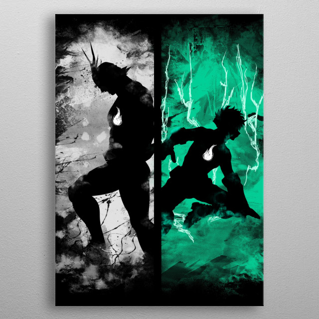 One For All Anime Manga Poster Print Metal Posters