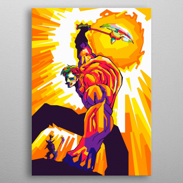 Escanor The Sin Of Pride Anime Manga Poster Print Metal