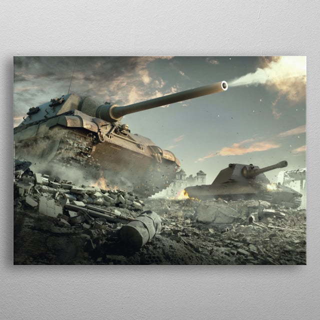 Jagdtiger Military Poster Print | metal posters - Displate