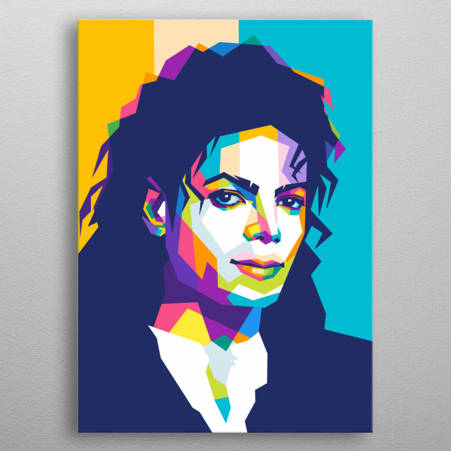 Michael Jackson Pop Art Poster Print | metal posters - Displate