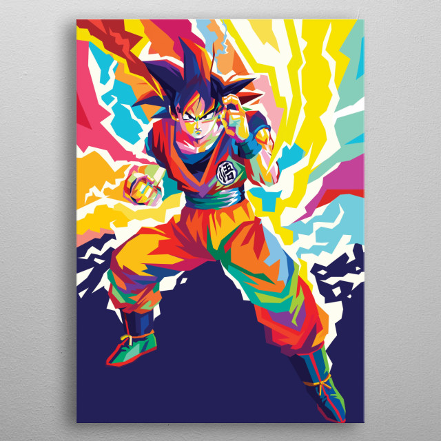 Anime Power Anime Manga Poster Print Metal Posters