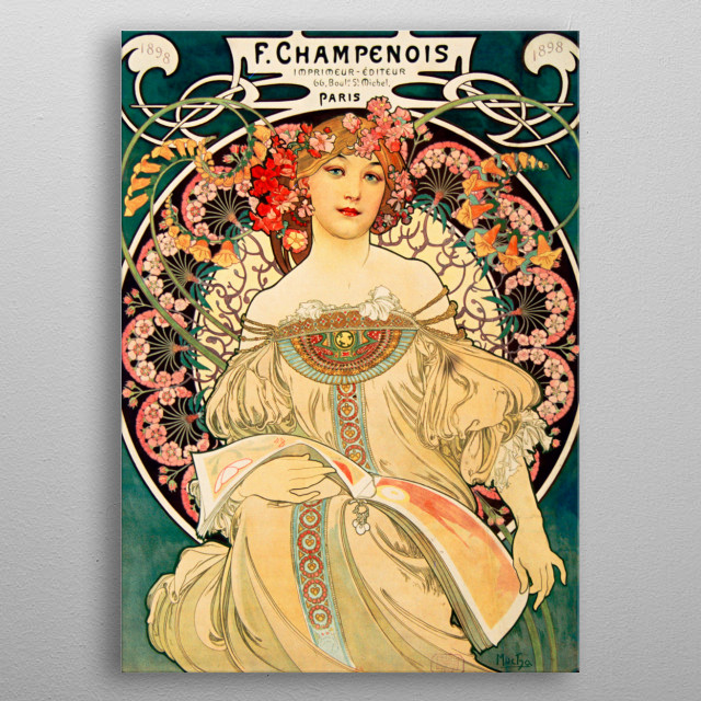 Poster Mucha Art Nouveau Vintage Posters Poster Print